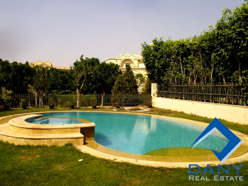 Residential Villa For Rent Semi Furnished in Katameya Heights Great Cairo Egypt