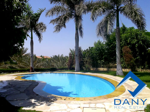 Residential Villa For Rent Semi Furnished in Katameya Heights Great Cairo Egypt