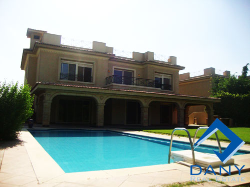 Residential Villa For Rent Semi Furnished in Katameya Heights Great Cairo Egypt