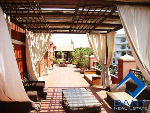 Residential Penthouse For Rent Furnished in Maadi Sarayat Great Cairo Egypt