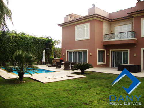 Residential Villa For Rent Semi Furnished in Katameya Heights Great Cairo Egypt