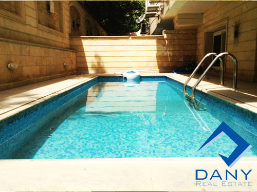 Residential Ground Floor Apartment For Rent Semi Furnished in Maadi Sarayat Great Cairo Egypt