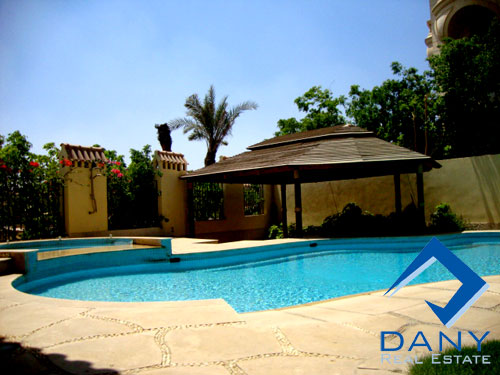 Residential Villa For Rent Semi Furnished in West Golf Great Cairo Egypt