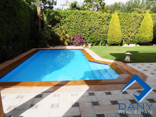 Residential Villa For Rent Semi Furnished in Katameya Heights Great Cairo Egypt