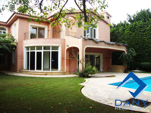 Residential Villa For Rent Furnished in Katameya Heights Great Cairo Egypt