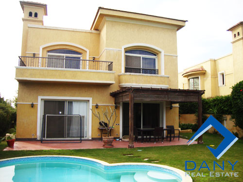 Residential Villa For Rent Semi Furnished in Arabella Katameya Great Cairo Egypt