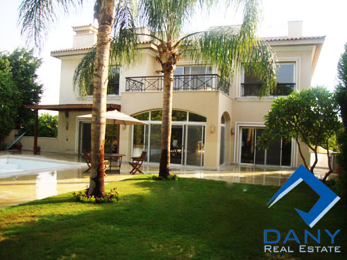 Residential Villa For Rent Semi Furnished in Katameya Heights Great Cairo Egypt