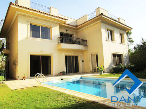 Residential Villa For Rent Semi Furnished in Katameya Heights Great Cairo Egypt