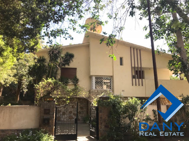 Residential Villa For Rent Furnished in Maadi Sarayat Great Cairo Egypt