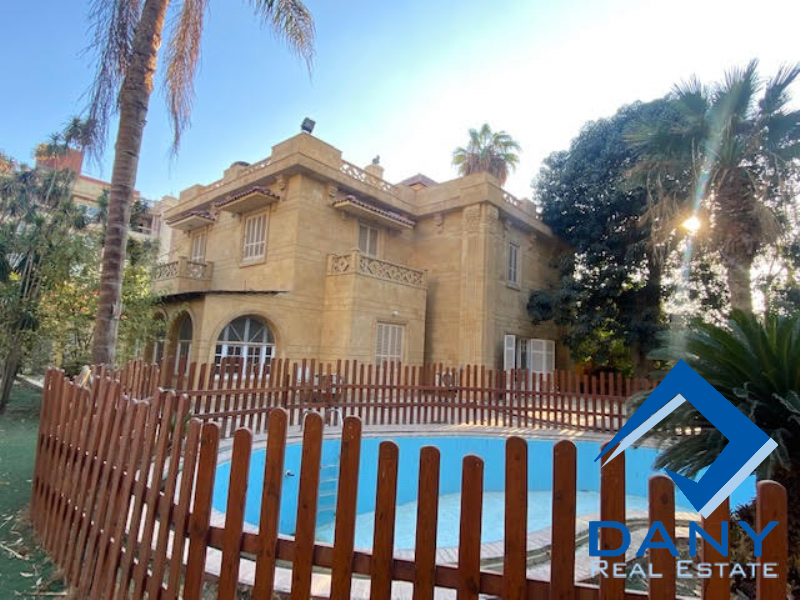 Residential Villa For Rent Semi Furnished in Maadi Sarayat Great Cairo Egypt