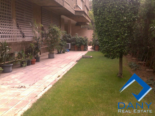 Residential Ground Floor Apartment For Rent Furnished in Maadi Sarayat Great Cairo Egypt